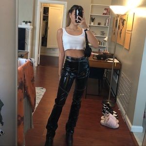 I AM GIA Black leather pants
